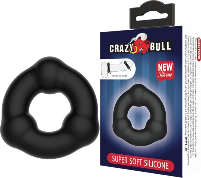 Anillo Silicona Crazy Bull con Nódulos para Hombres
