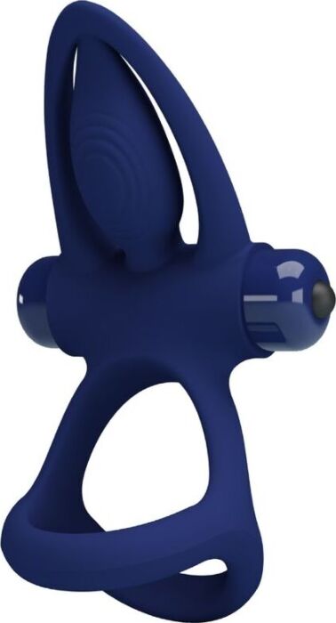 Anillo Vibrador Pretty Love Azul con Estimulador