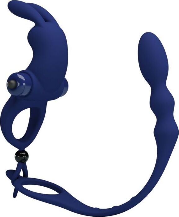 Anillo Vibrador Rabbit Pretty Love Ayad Azul