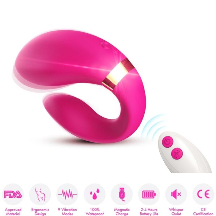 Vibrador para parejas ARMONY modelo Crescent | Placer mutuo Vibrador para parejas ARMONY modelo Crescent | Placer mutuo