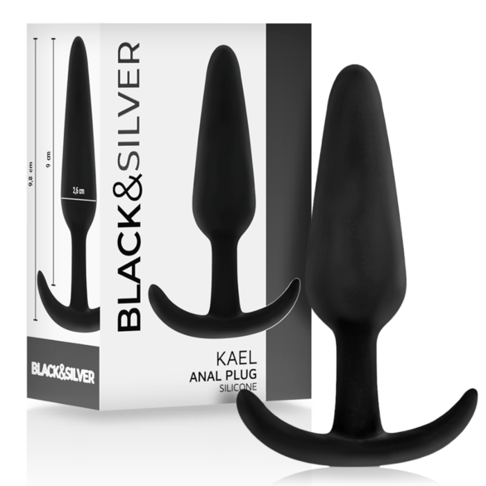 Plug Anal BLACK&SILVER Kael | Diseño progresivo para todos Plug Anal BLACK&SILVER Kael | Diseño progresivo para todos