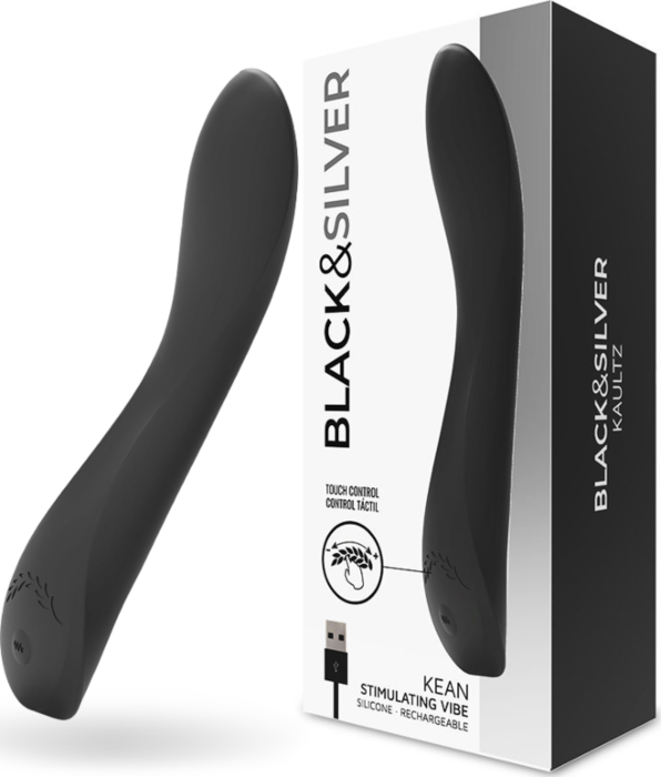 Black & silver kean vibrador touch control