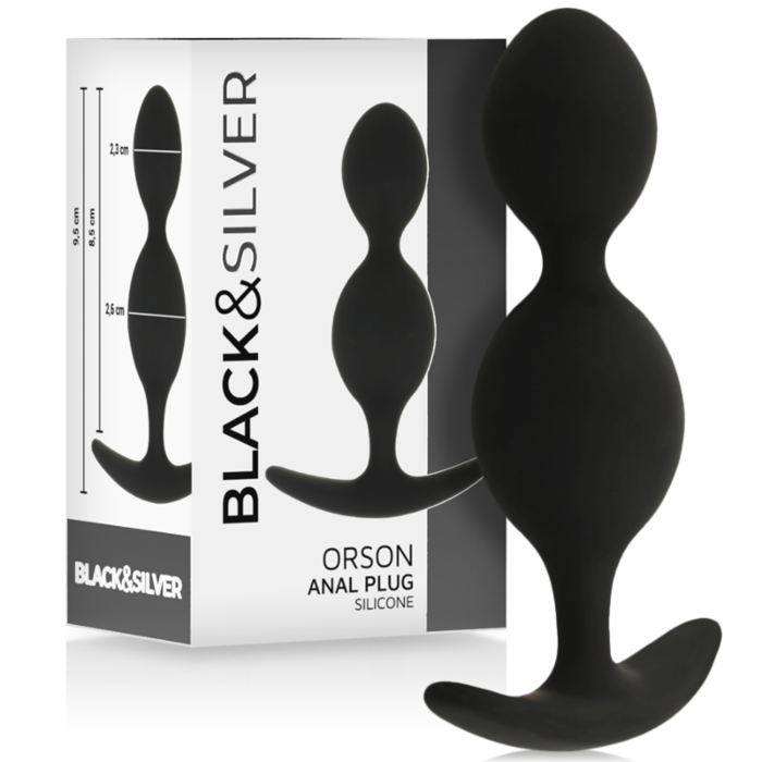 Bolas Anales BLACK&SILVER Orson | Masaje efectivo y suave Bolas Anales BLACK&SILVER Orson | Masaje efectivo y suave