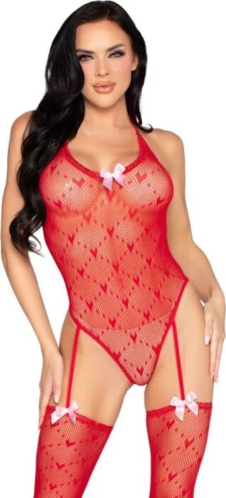 Body Leg Avenue 89360 Liguero Rojo Sexy Body Leg Avenue 89360 Liguero Rojo Sexy