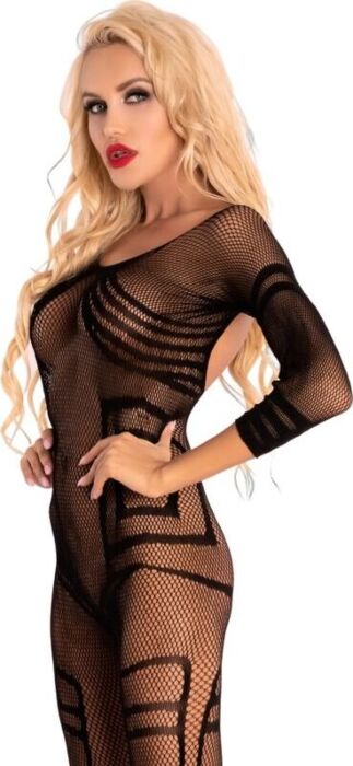 Bodystocking Crotchless Livco Corsetti Monata Negro Bodystocking Crotchless Livco Corsetti Monata Negro