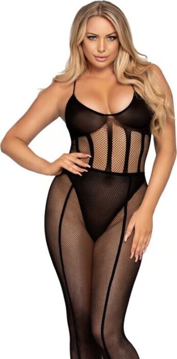 Bodystocking Leg Avenue Set con Falda Talla Única