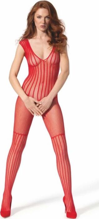 Bodystocking PASSION Rojo Talla Única Sexy Bodystocking PASSION Rojo Talla Única Sexy