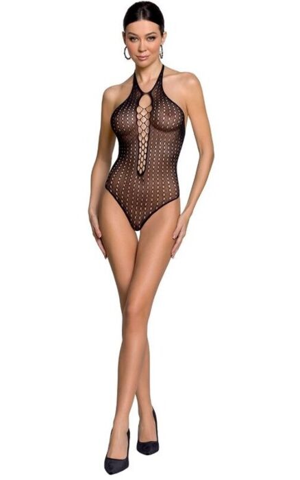 Bodystocking Passion Woman BS088 con encajes y transparencias
