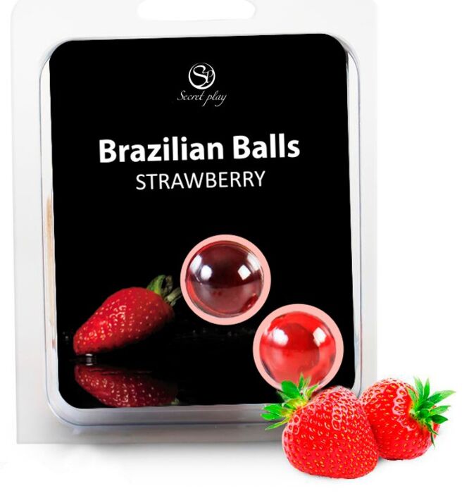 Bolas Brazilian Balls Secretplay con sabor a Fresas Bolas Brazilian Balls Secretplay con sabor a Fresas