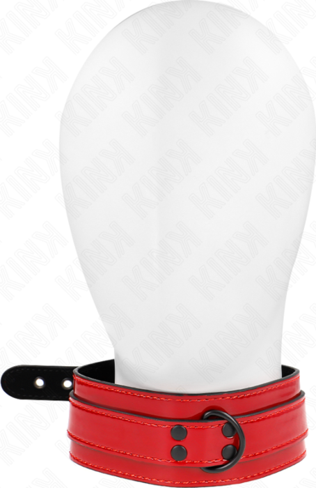 Collar BDSM KINK Rojo Ajustable Elegante Collar BDSM KINK Rojo Ajustable Elegante