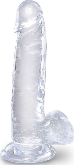 Consolador King Cock Clear 15,2 cm con ventosa