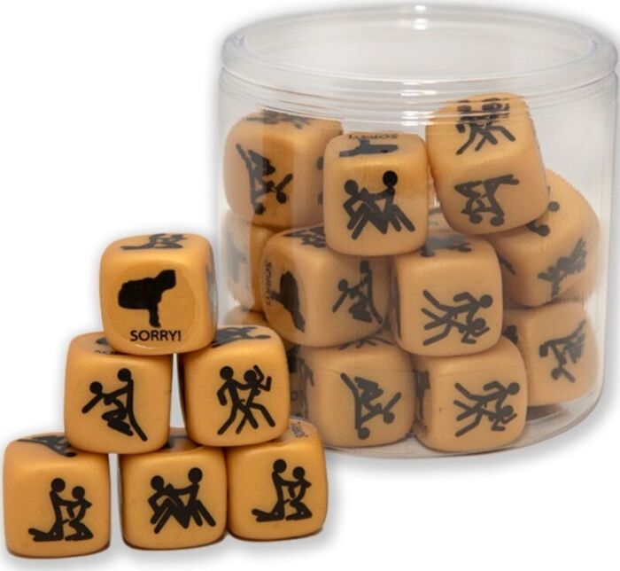 Dado del Amor Diablo Picante Dorado - Diversión Sexy