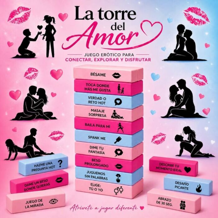 Juego de Pareja Diverty Sex Love Tower | Sugerente y Juego de Pareja Diverty Sex Love Tower | Sugerente y