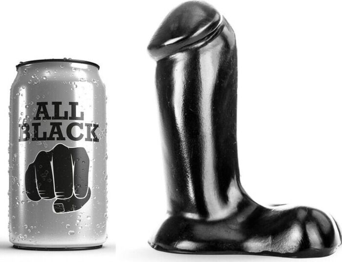 Dildo All Black 14 cm para principiantes