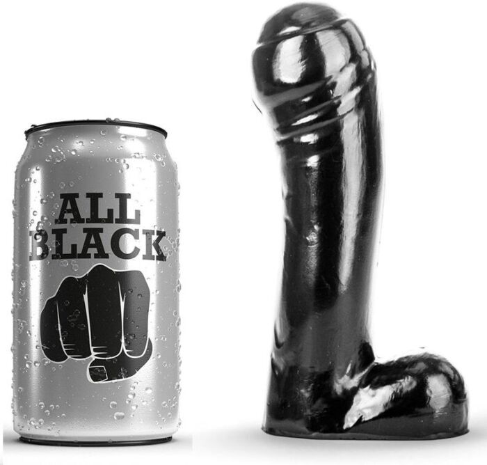 Dildo All Black 15 cm | Para principiantes que buscan desafío