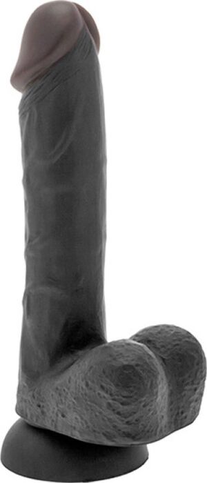 Dildo Realista S Pleasures Don Jon Black de 16.5 cm