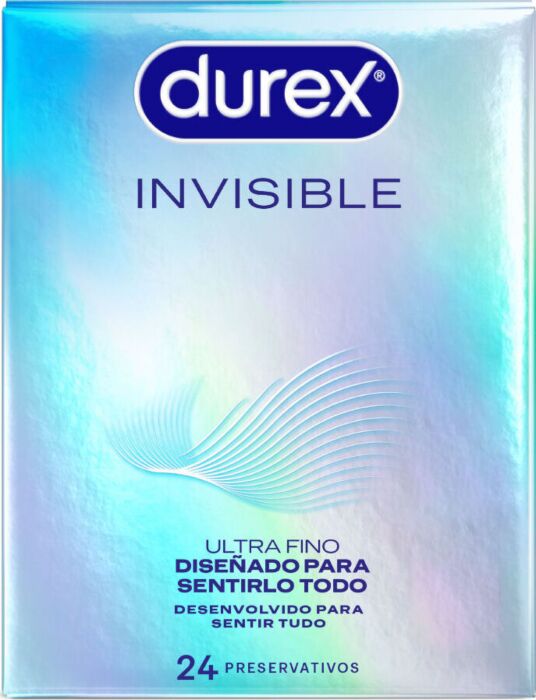 DUREX - PRESERVATIVOS INVISIBLE ULTRA FINO 24 UNIDADES
