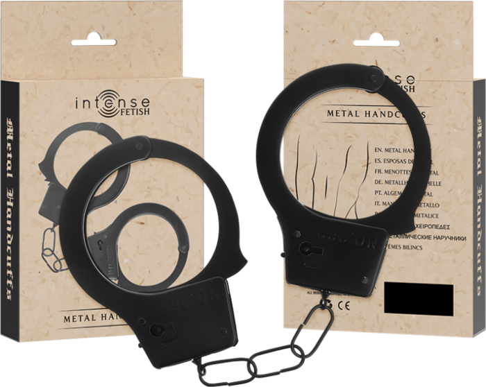 Esposas de Metal INTENSE FETISH | Juego Seguro