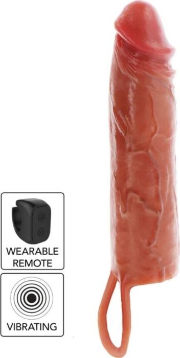 Funda Vibradora Get Real 20 cm Silicona Hidratada