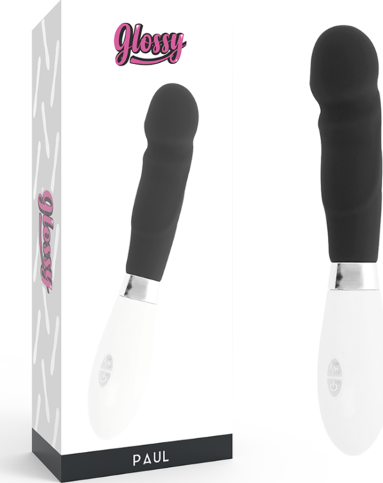 Vibrador Glossy Black Paul Vibrador Glossy Black Paul