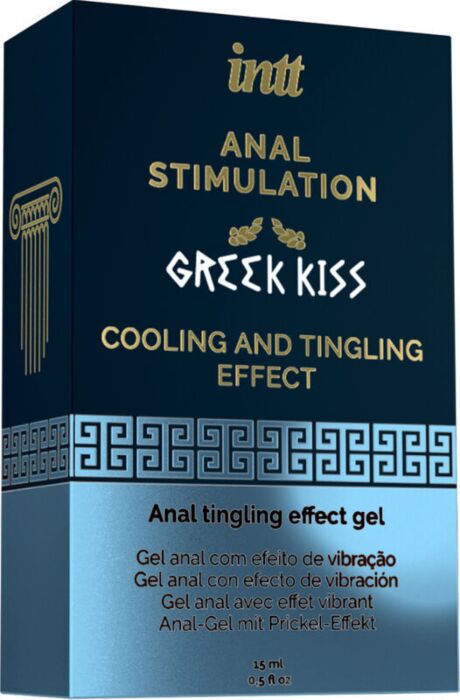 Intt Greek Kiss Anal Stimulation Gel 15ml - Estimulante Anal con Aroma a Menta