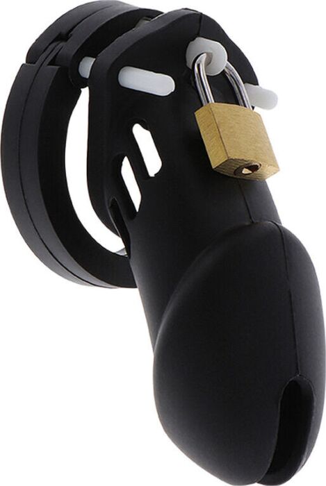 Jaula de Castidad HIDDEN DESIRE Silicona Negra