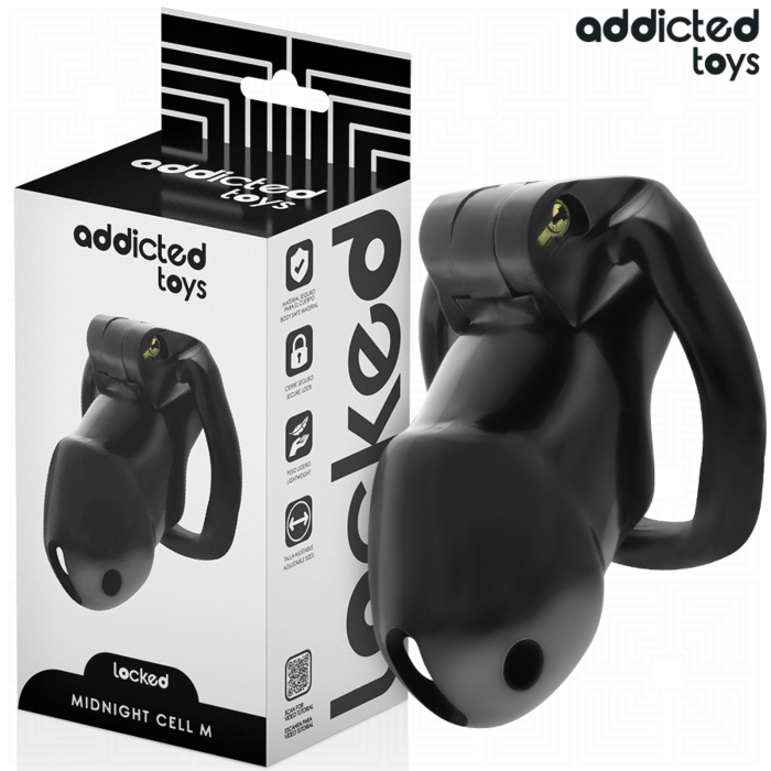 Jaula para pene Addicted Toys Locked M - BDSM Jaula para pene Addicted Toys Locked M - BDSM