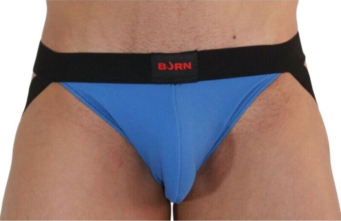 Jockstrap BURN 008 Azul/Negro - Sensualidad y Estilo Jockstrap BURN 008 Azul/Negro - Sensualidad y Estilo