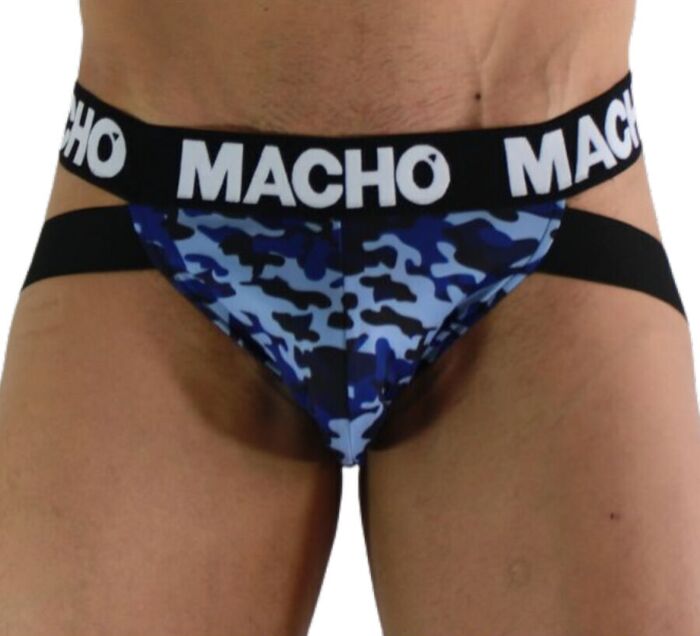 Jockstrap MACHO MX28MA Azul XL Diseño Anatómico
