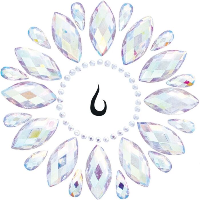 Joyas Adhesivas Leg Avenue Fluer - Brillantes y Sensuales