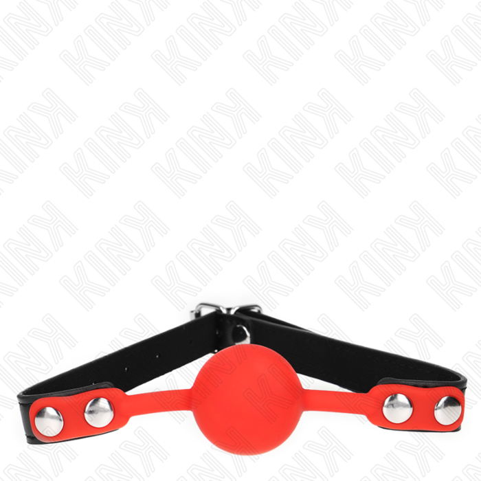 Mordaza KINK COLLAR & GAG Red | Variedad de gags en silicona Mordaza KINK COLLAR & GAG Red | Variedad de gags en silicona