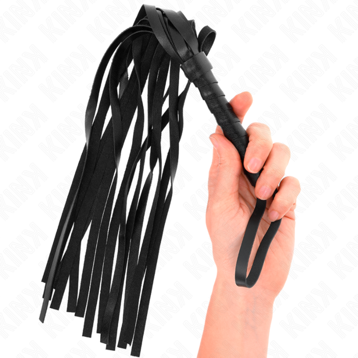 Látigo BDSM KINK SIMPLE BLACK WHIP 45 CM | Potente y Látigo BDSM KINK SIMPLE BLACK WHIP 45 CM | Potente y