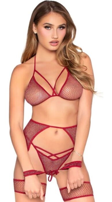 Conjunto de lencería LEG AVENUE SETS 89362 | 4 piezas