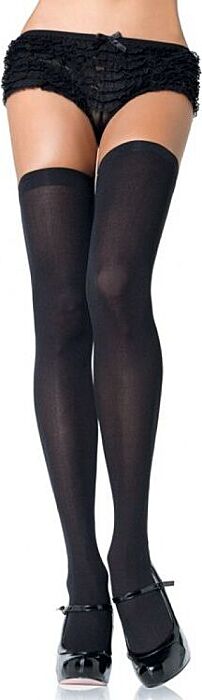 Leg avenue medias opacas de nylon negro Leg avenue medias opacas de nylon negro