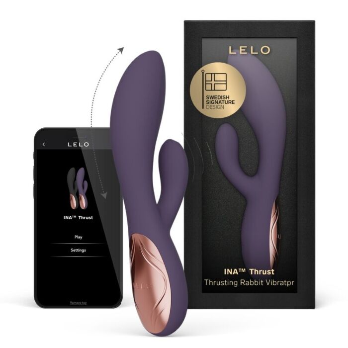 Vibrador Rabbit LELO INA THRUST | Movimiento realista Vibrador Rabbit LELO INA THRUST | Movimiento realista