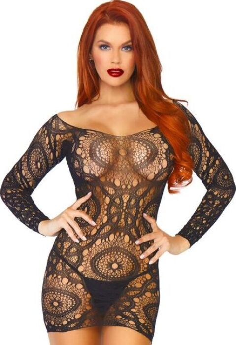 Lencería Picante Leg Avenue Mini Vestido de Encaje Lencería Picante Leg Avenue Mini Vestido de Encaje