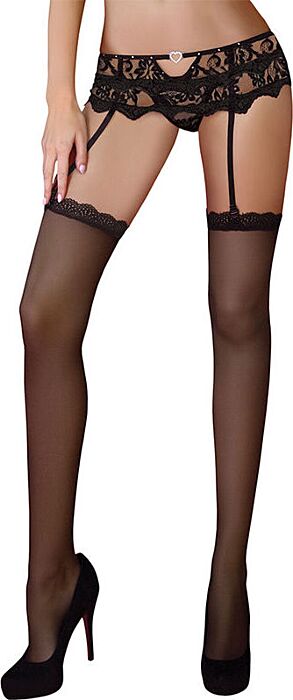 Liguero Negro Livco Corsetti Mandirin Elegante Liguero Negro Livco Corsetti Mandirin Elegante