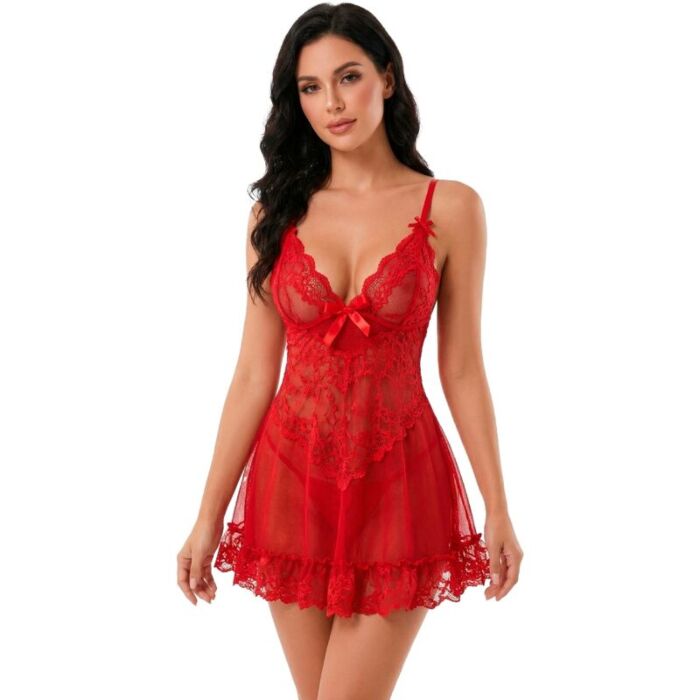 Babydoll LIVCO CORSETTI Nuit | Juego de transparencias Babydoll LIVCO CORSETTI Nuit | Juego de transparencias