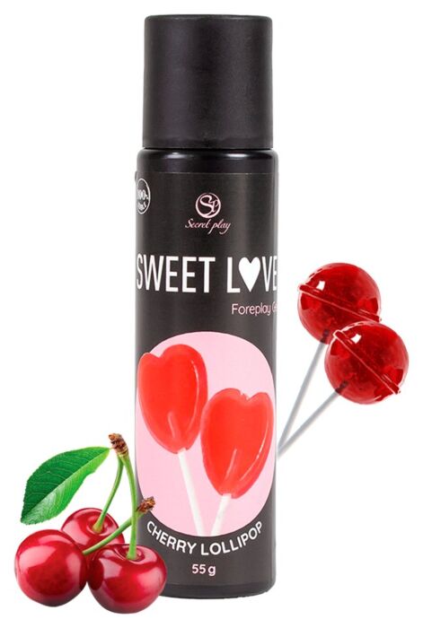 Lubricante comestible SECRETPLAY Cereza Lollipop 60 ml Lubricante comestible SECRETPLAY Cereza Lollipop 60 ml