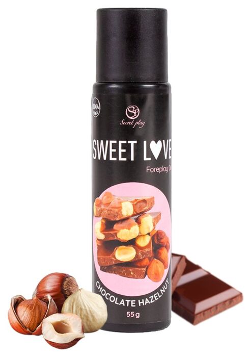 Lubricante Secretplay Gel Sweet Love Chocolate con Avellanas 60ml