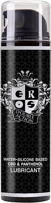 Lubricante híbrido Eros Double Action CBD 200 ml