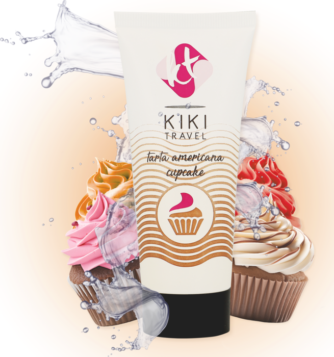 Lubricante KIKÍ TRAVEL Sabor Tarta Americana Cupcake 50ml Lubricante KIKÍ TRAVEL Sabor Tarta Americana Cupcake 50ml