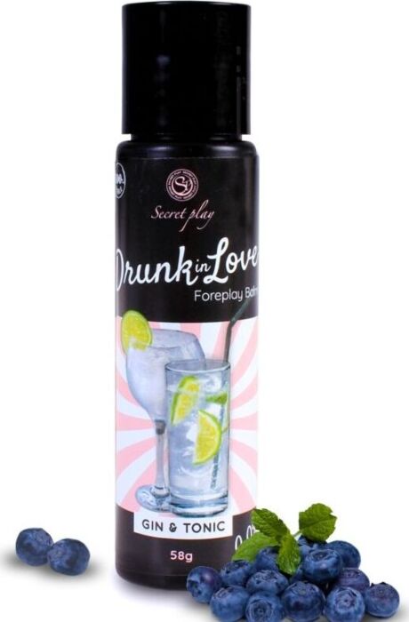 Lubricante Secretplay Drunk in Love 60ml sabor Gin Tonic Lubricante Secretplay Drunk in Love 60ml sabor Gin Tonic