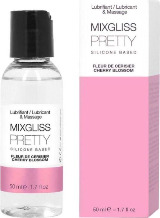 Lubricante Silicona Mixgliss Pretty 50ml con Aroma a Flor de Cereza Lubricante Silicona Mixgliss Pretty 50ml con Aroma a Flor de Cereza