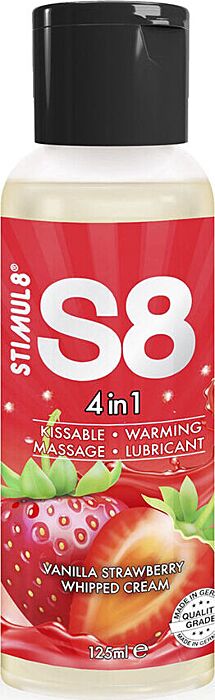 Lubricante STIMUL8 S8 4 en 1 Fresa Besable Lubricante STIMUL8 S8 4 en 1 Fresa Besable
