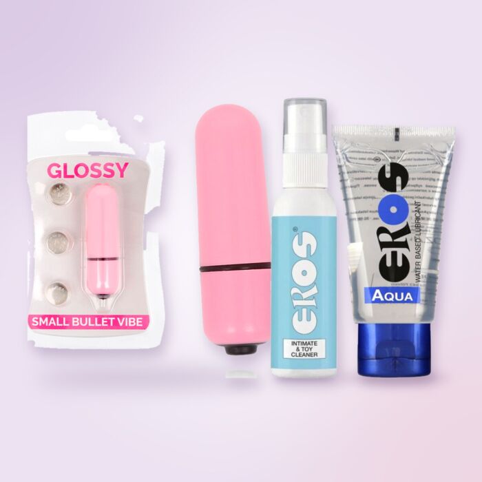 Kit de bala vibradora con lubricante y limpiador