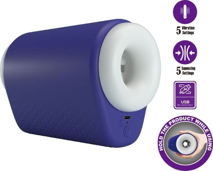 Masturbador Pretty Love DJ Lady Vibración Morado