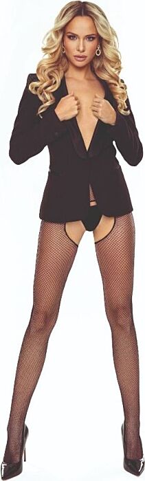 Medias Crotchless Passion Tiopen 034 Elegancia