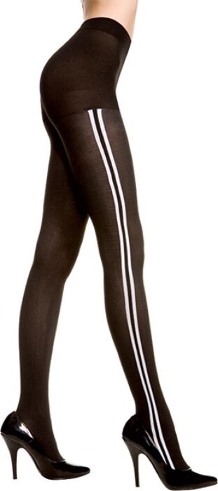 Medias opacas Music Legs con rayas laterales Medias opacas Music Legs con rayas laterales