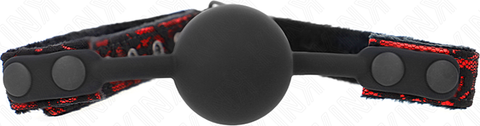 Mordaza de Bola KINK 4 cm Silicona - BDSM Perfecto Mordaza de Bola KINK 4 cm Silicona - BDSM Perfecto